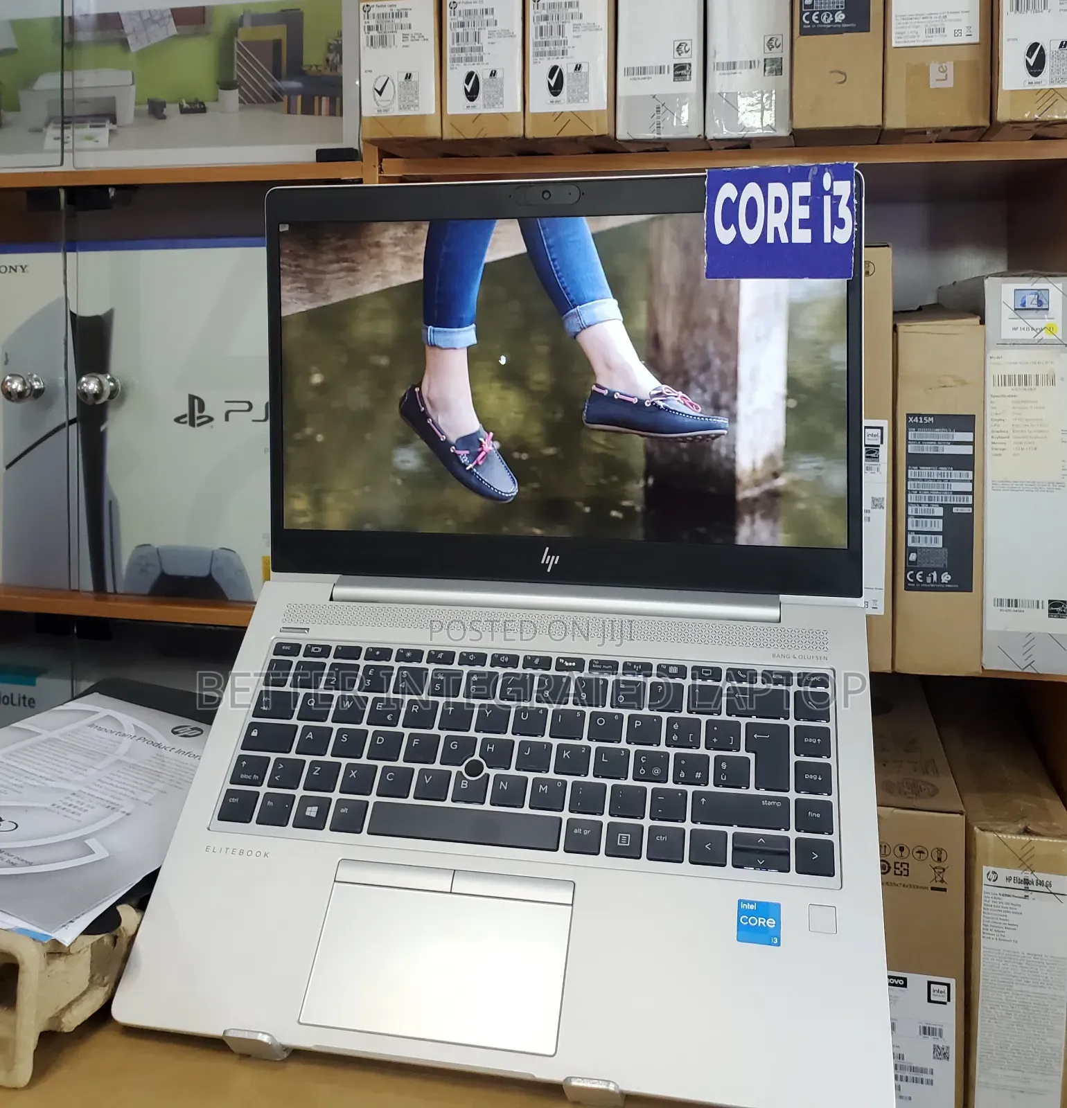 New Laptop HP EliteBook 745 G4 8GB Intel Core i3 SSD 256GB