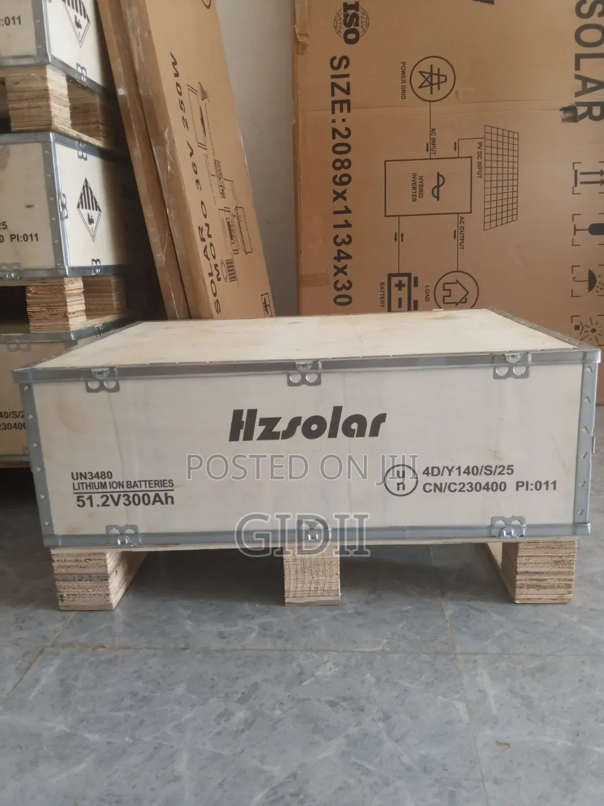Hz Solar 15kwh 51.2v ,300ah Lithium Battery