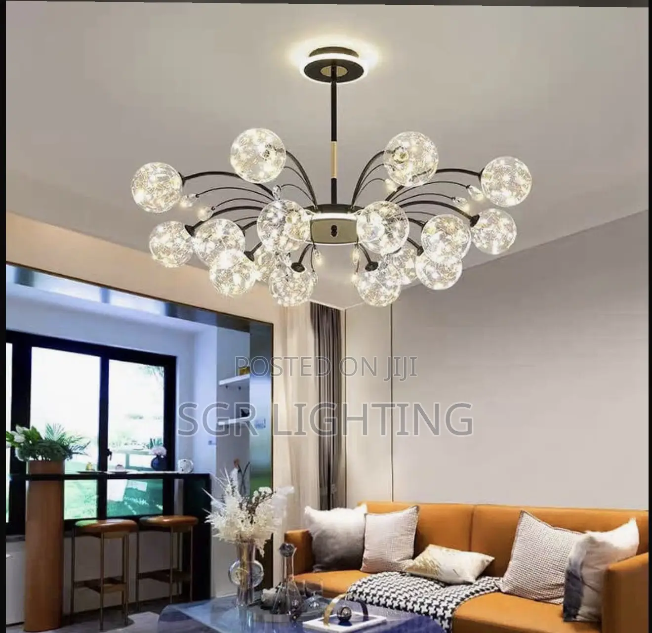 Luxury Glass Ball Ceiling Chandelier