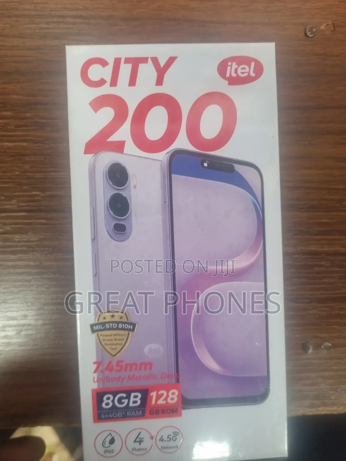New Itel City 200 128 GB Blue
