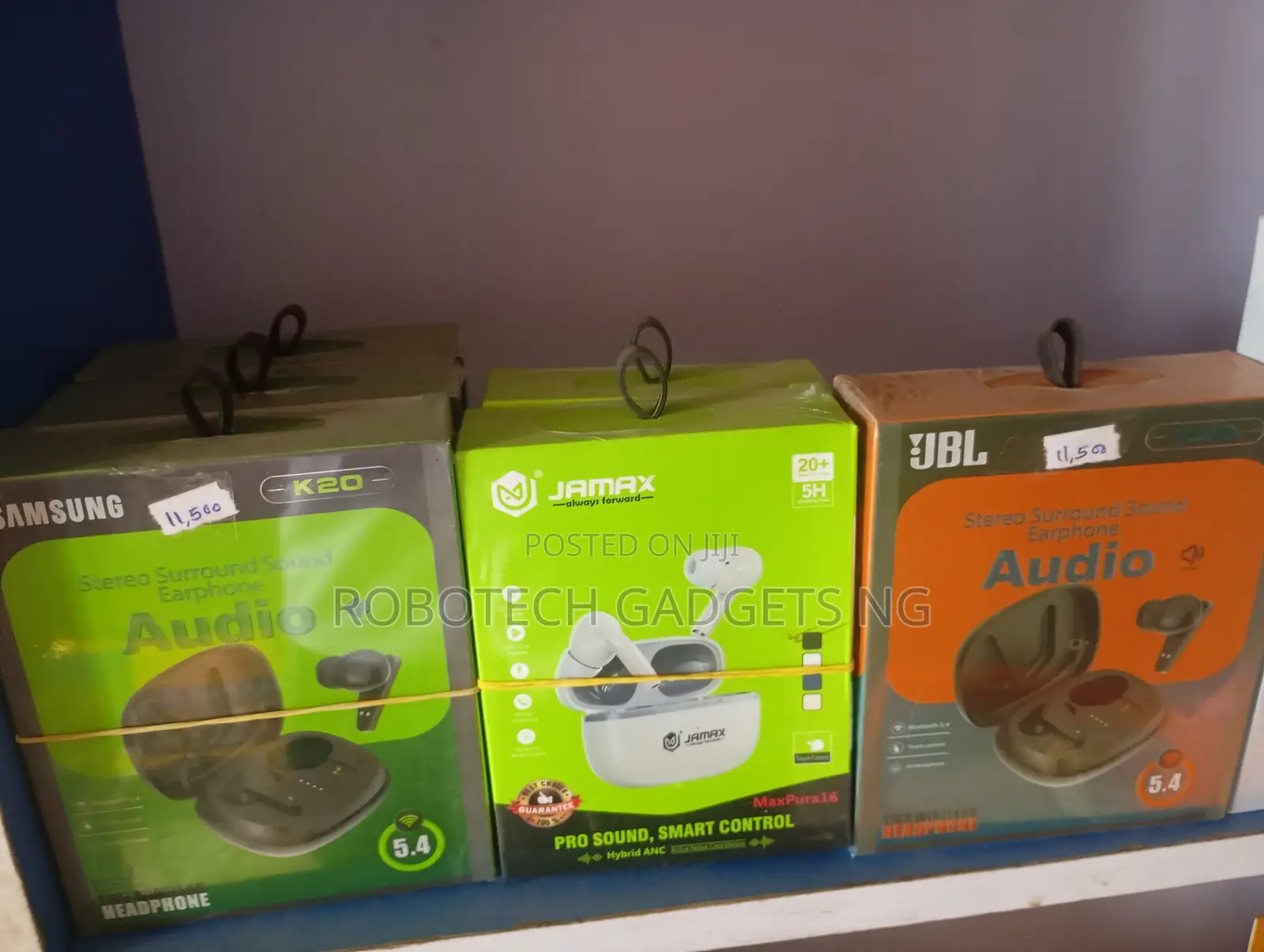 Samsung, Jamax, JBL Earpods