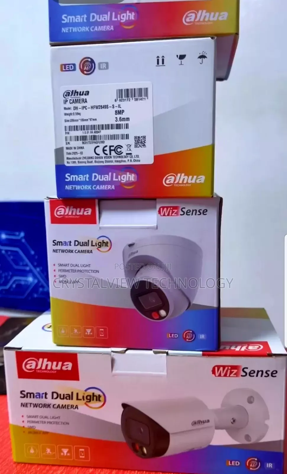 Dahua 8mp Smart Dual Light Wizsense IP Camera