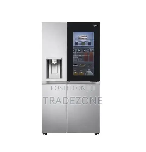 LG 674 Liters Door-in-Door Side-by-Side Refrigerator | REF 257 CSES-X