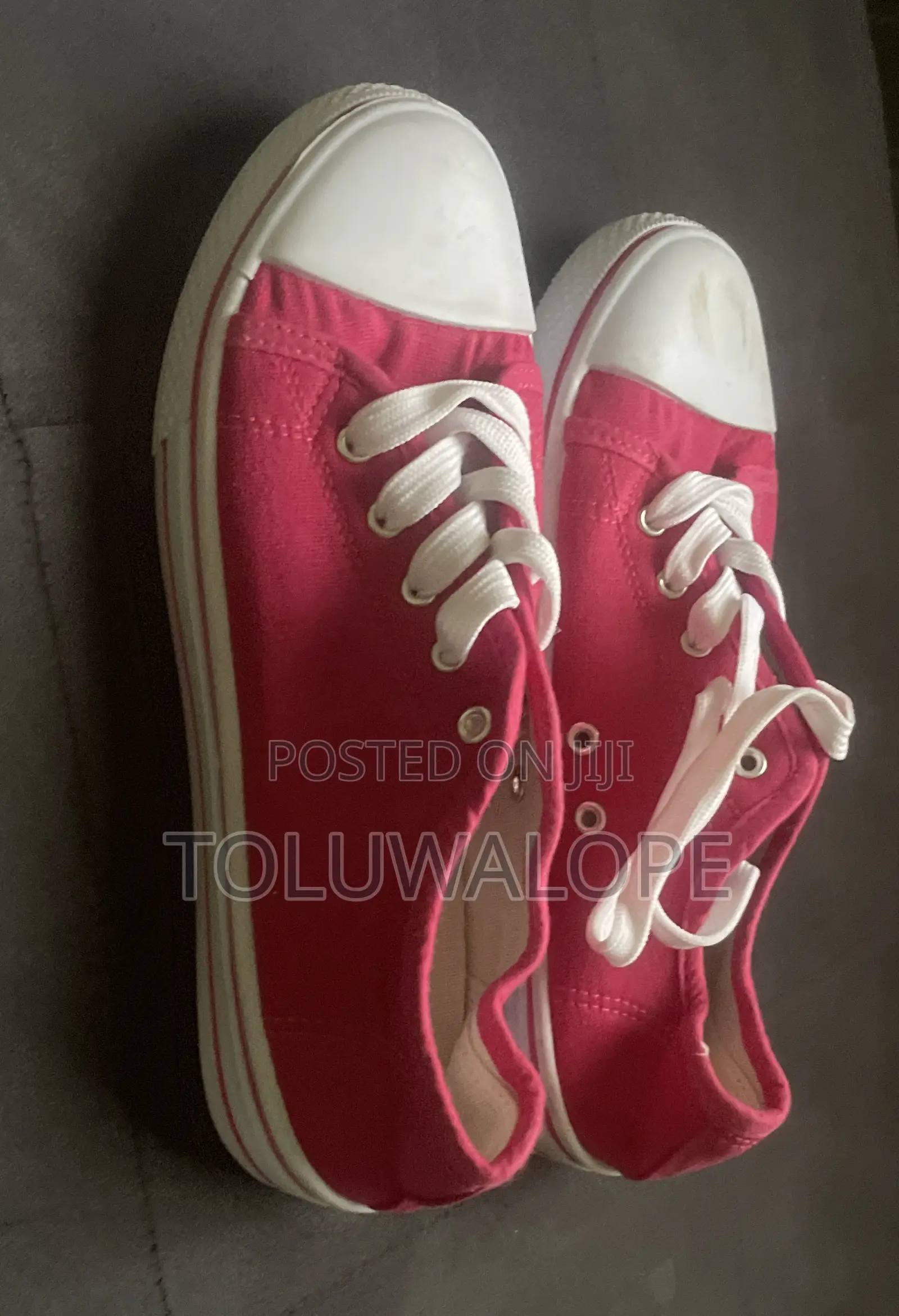 Brand New White Pink Trainers - Size 39