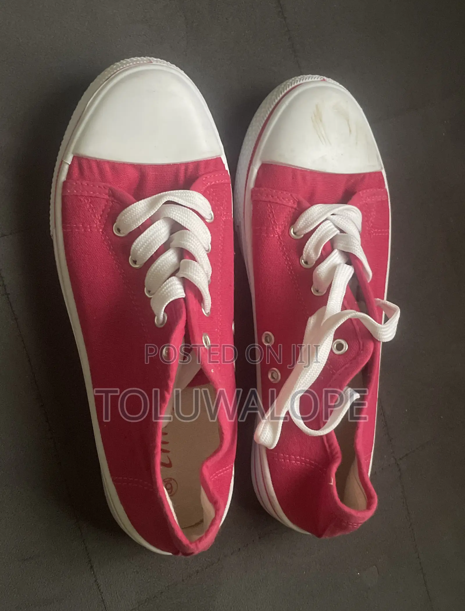 Brand New White Pink Trainers - Size 39