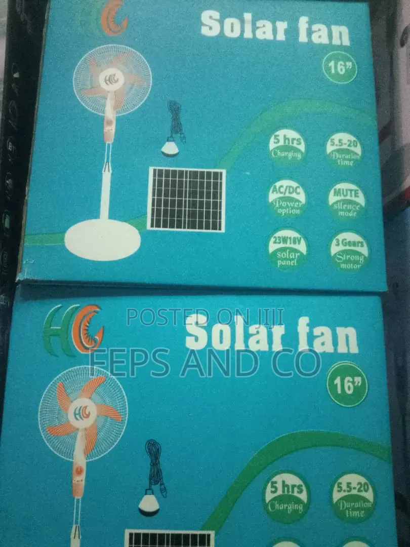 Solar Standing Fan