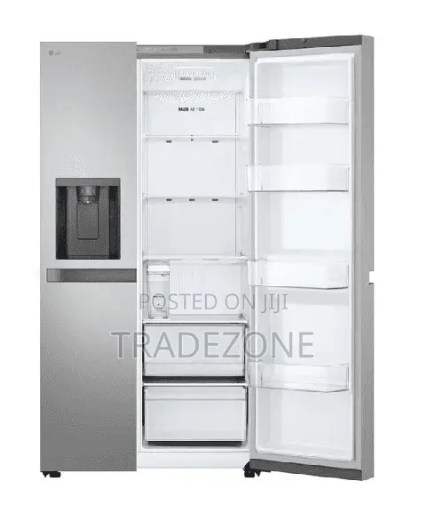 LG 674 Liters Side by Side Refrigerator With Dispenser | REF257KLKW-L