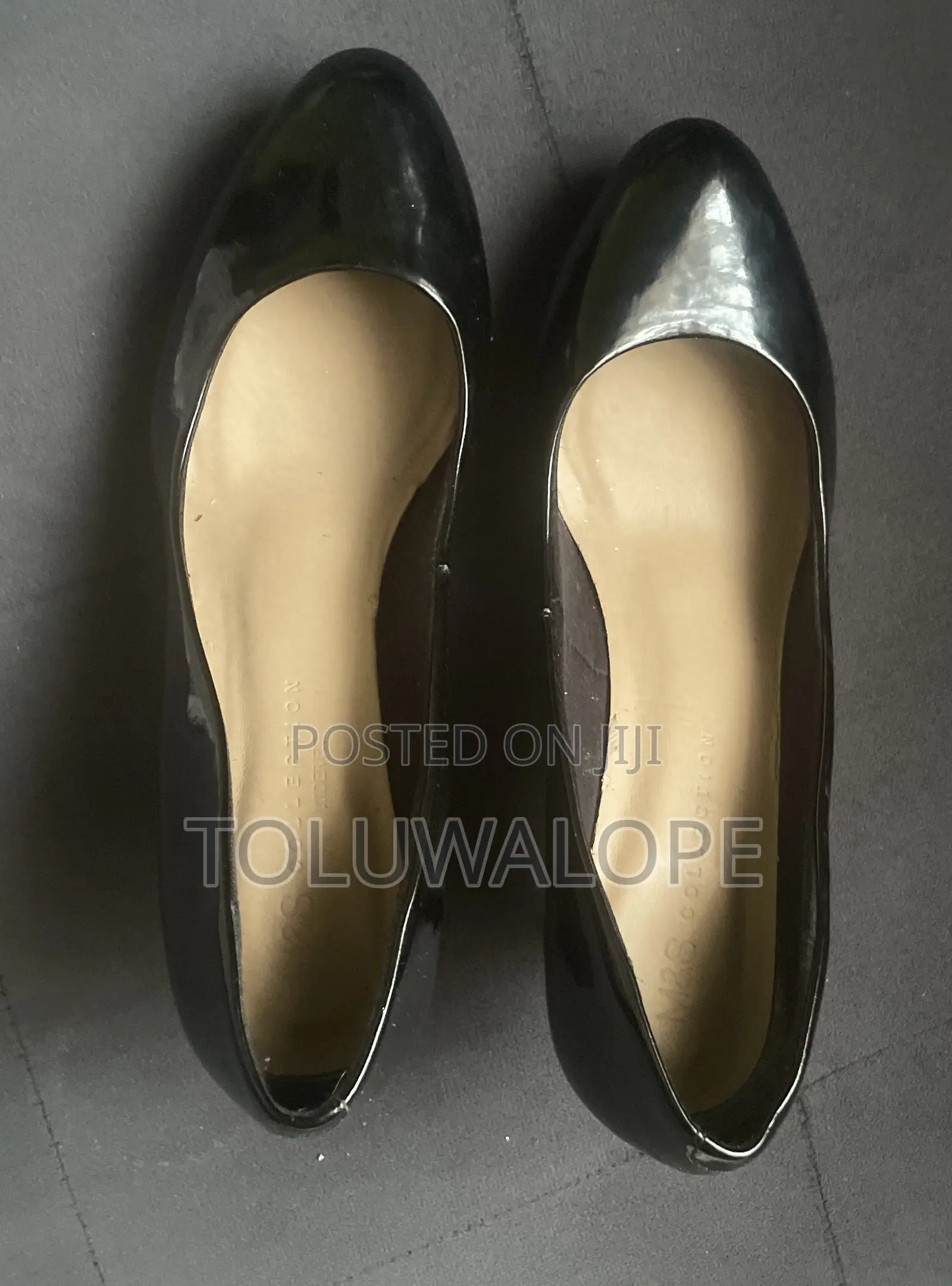UK Pre-Owned M S Glossy Heels