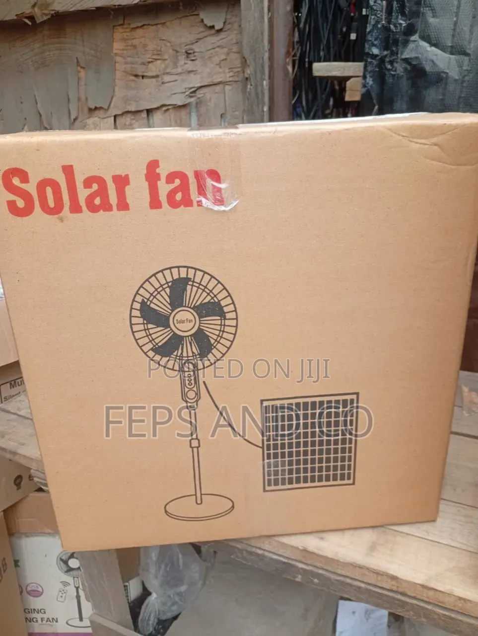 Solar Standing Fan