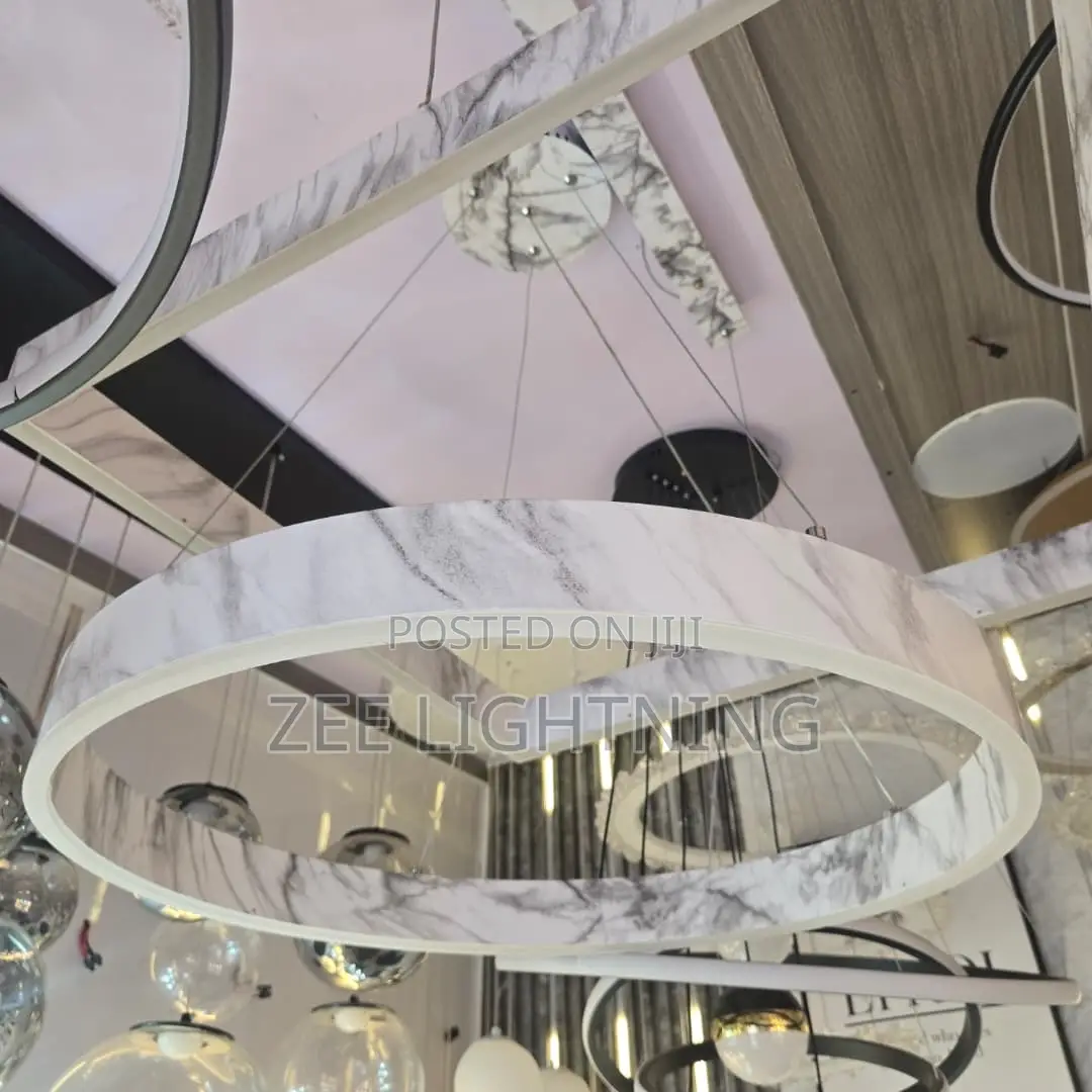 LED Marble Design Square Shaped Drop Pendant