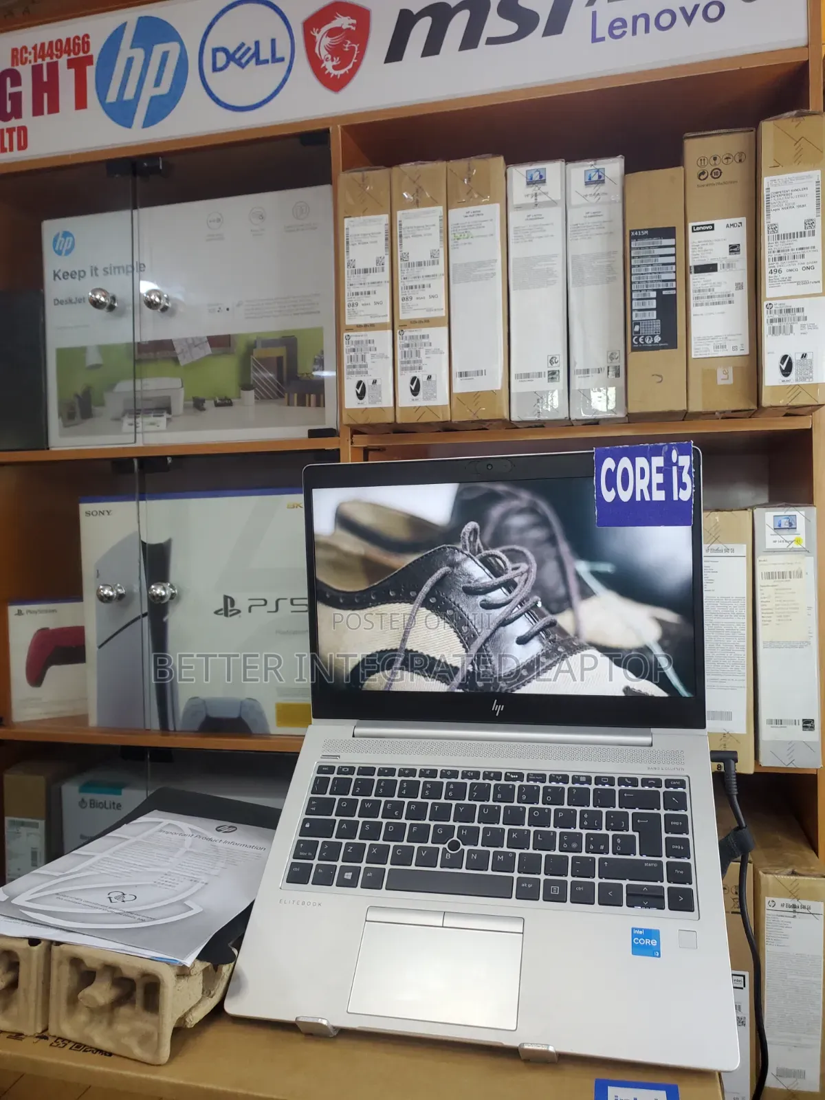 New Laptop HP EliteBook 745 G4 8GB Intel Core i3 SSD 512GB