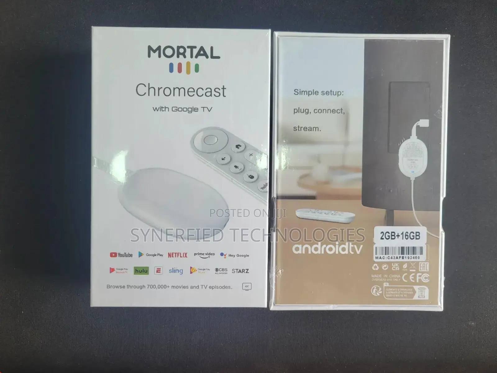 Mortal Chromecast With Google TV, Ultra HD Streaming Device