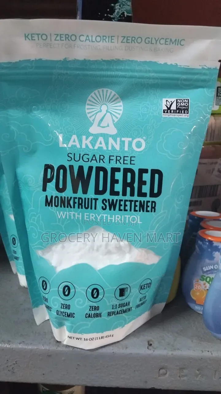 Lakanto Sugarfree Powdered Monkfruit Sweetener With Erythritol 454g
