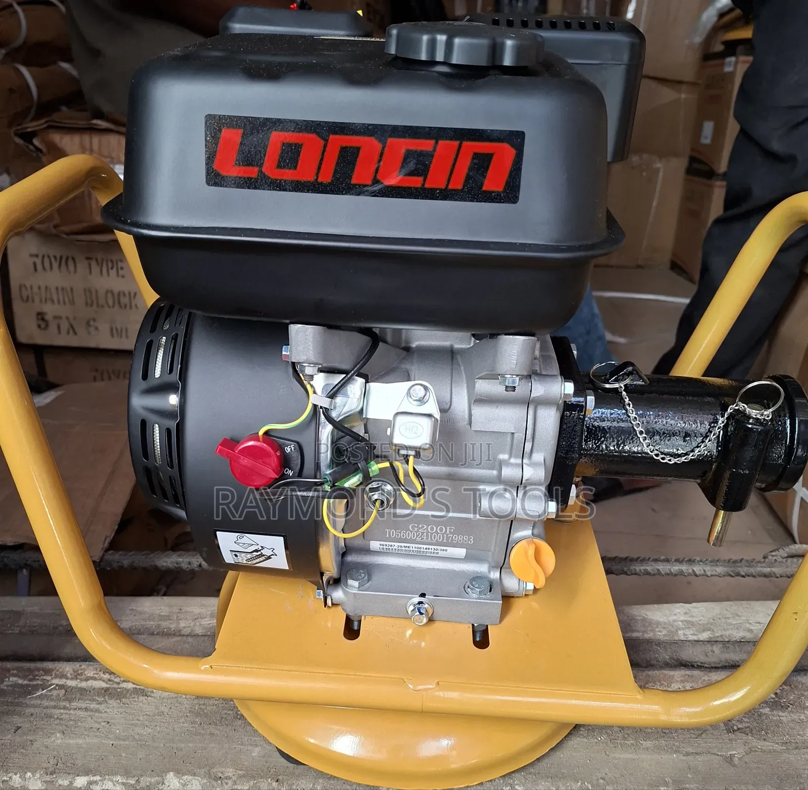 Original Concrete Vidrator Machine Loncin Engine With 38mm Poker Hose