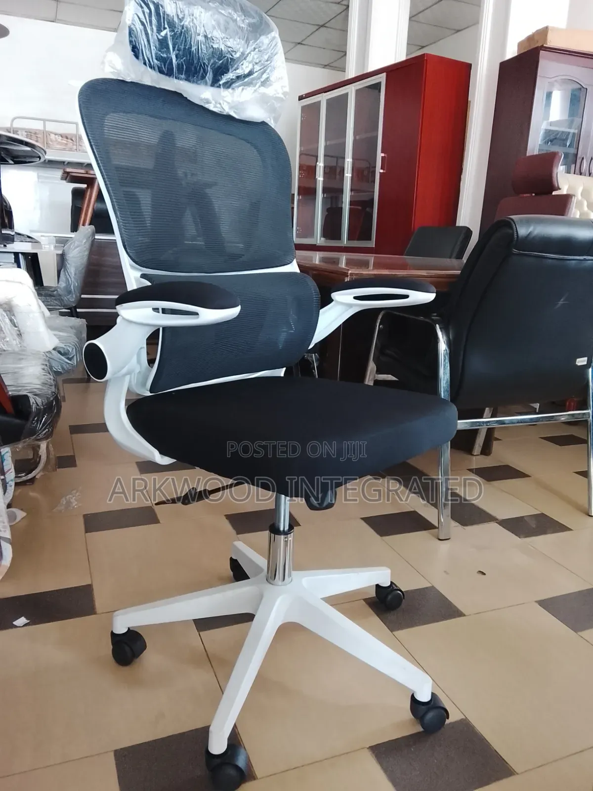 Office Computer / Work Chair With Flip Arm