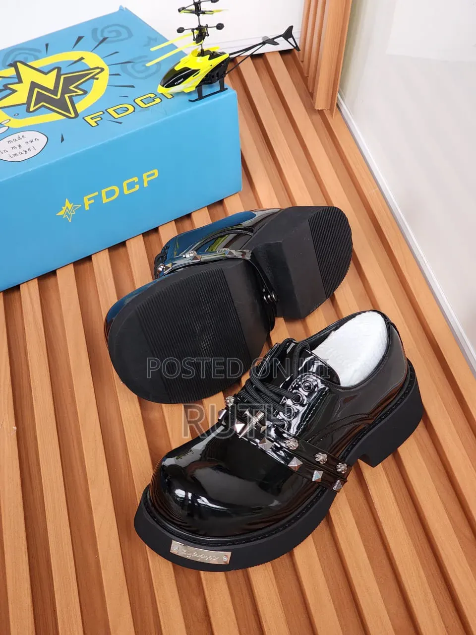 Men’s Luxury Platform Leather Shoes – Stylish Durable