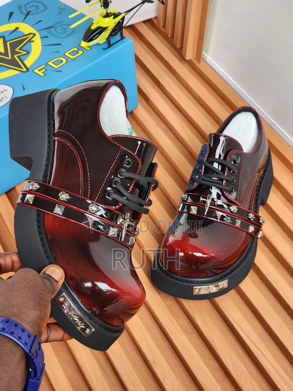 Men’s Luxury Platform Leather Shoes – Stylish Durable
