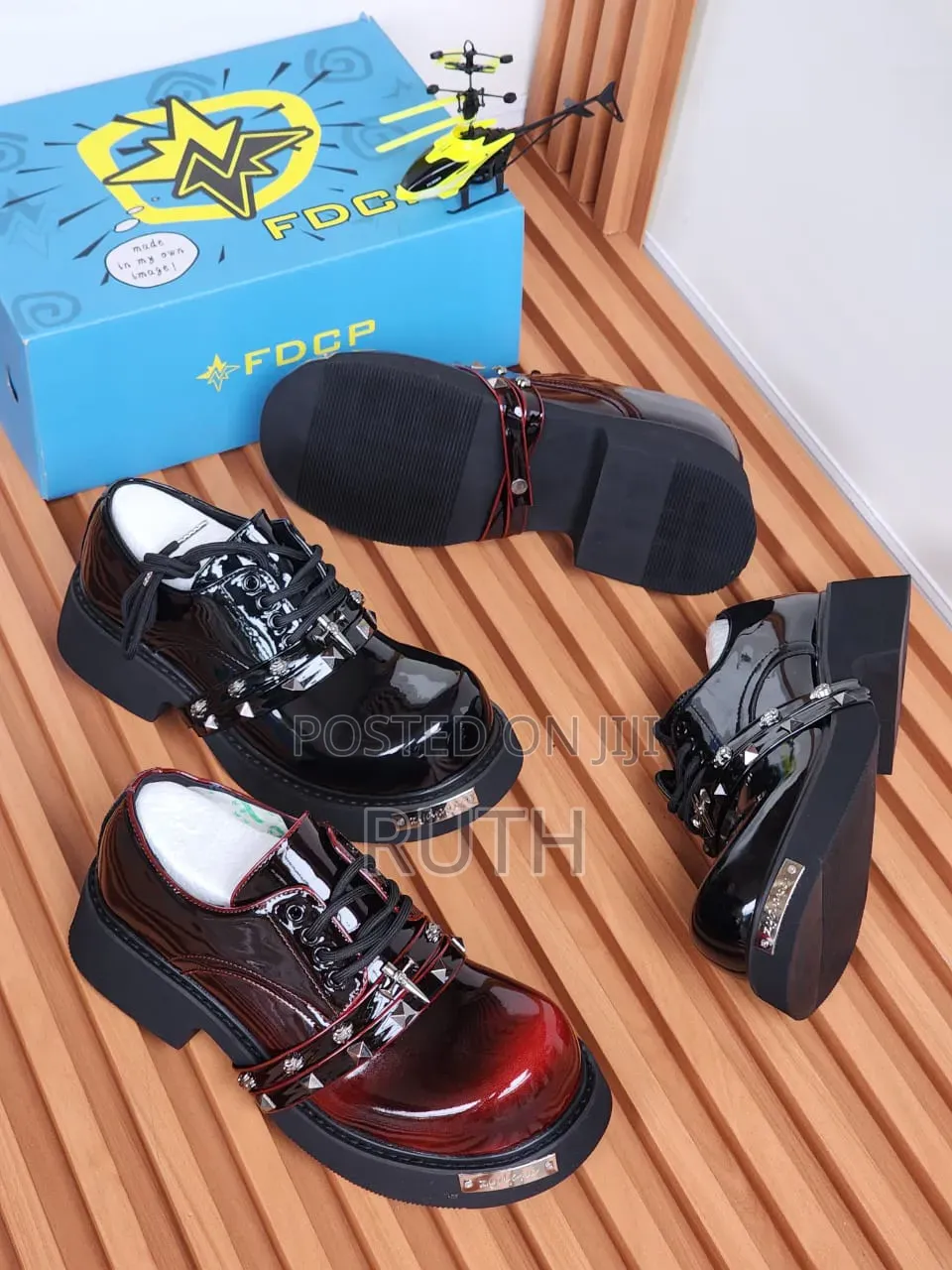 Men’s Luxury Platform Leather Shoes – Stylish Durable
