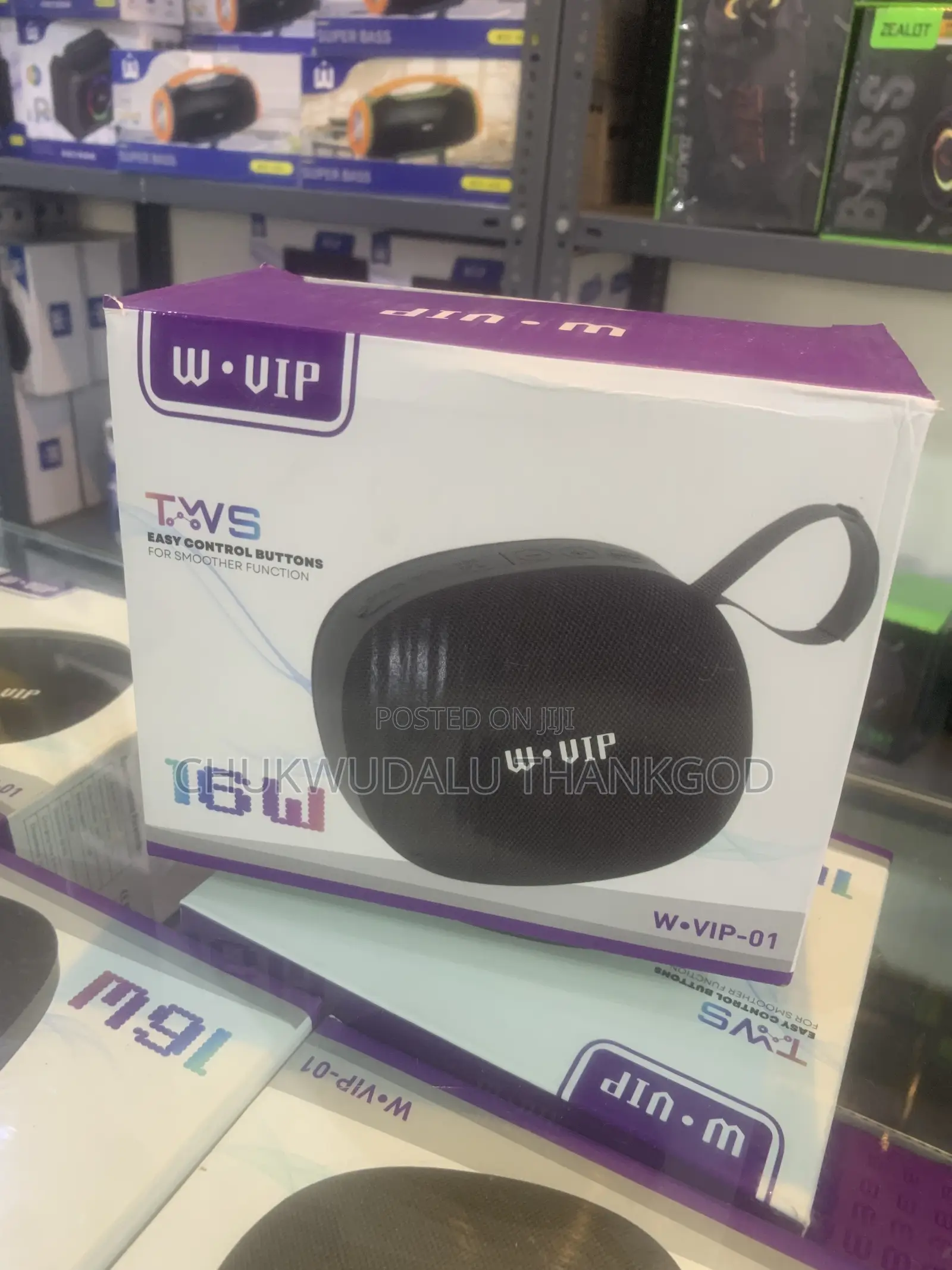 WUF W.VIP-01 Portable Wireless Bluetooth Speaker With Radio