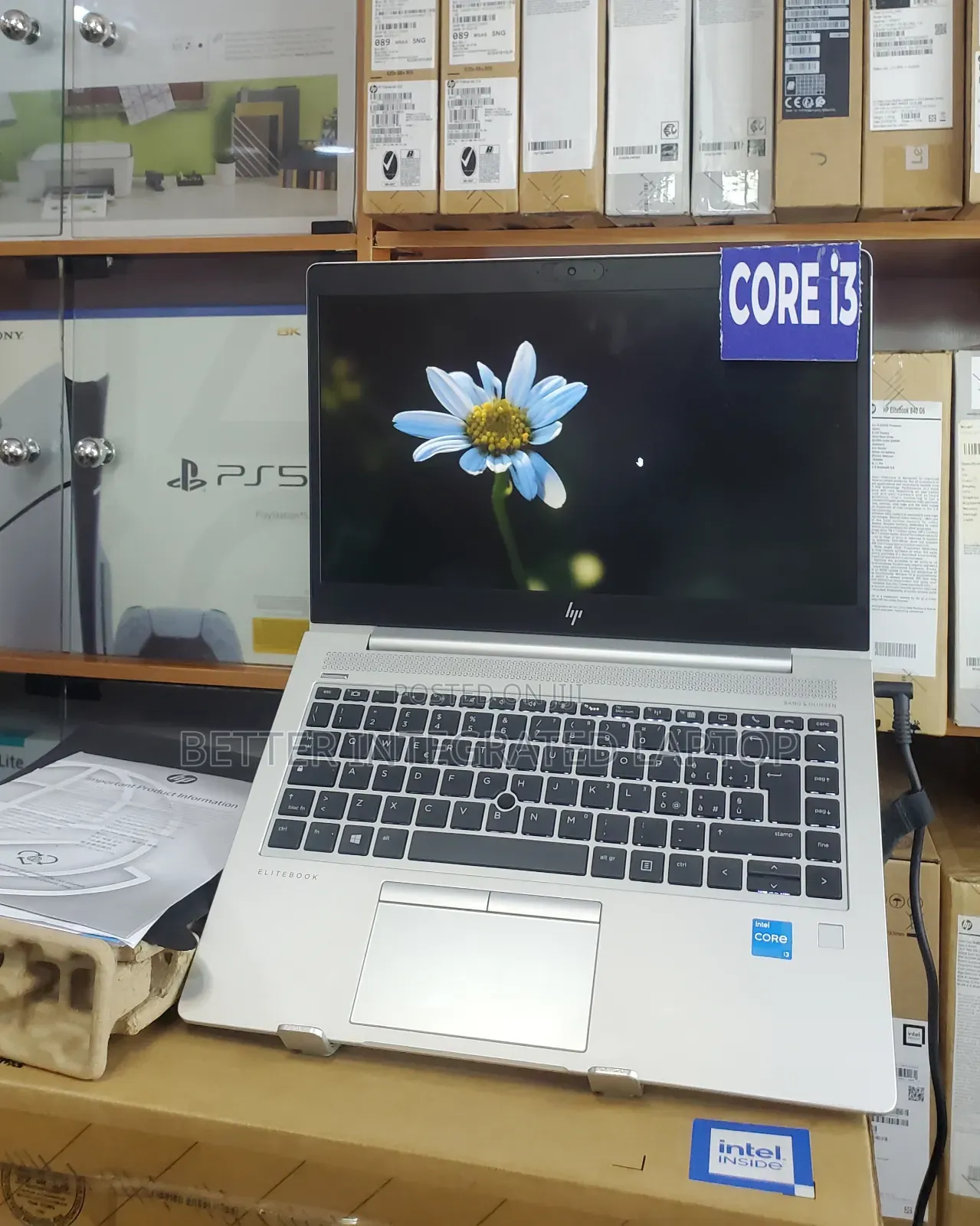 New Laptop HP EliteBook 745 G5 8GB Intel Core i3 SSD 256GB