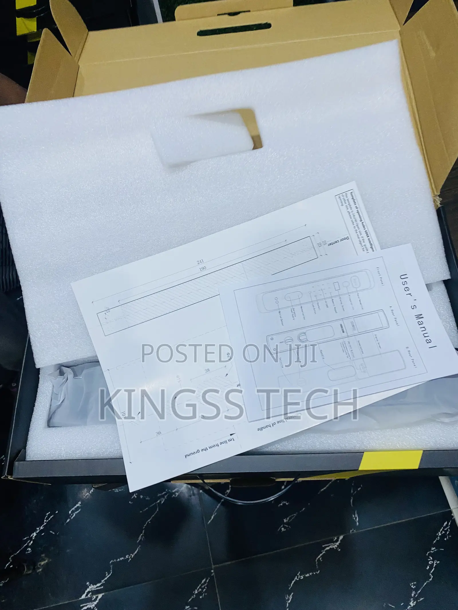Big Size Fingerprint Smart Door Lock ( Tuya ).