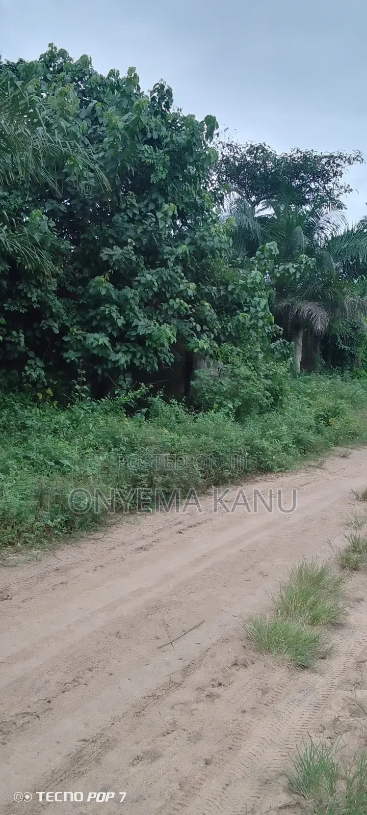 6 Fenced Plots Facing Obuaku City.