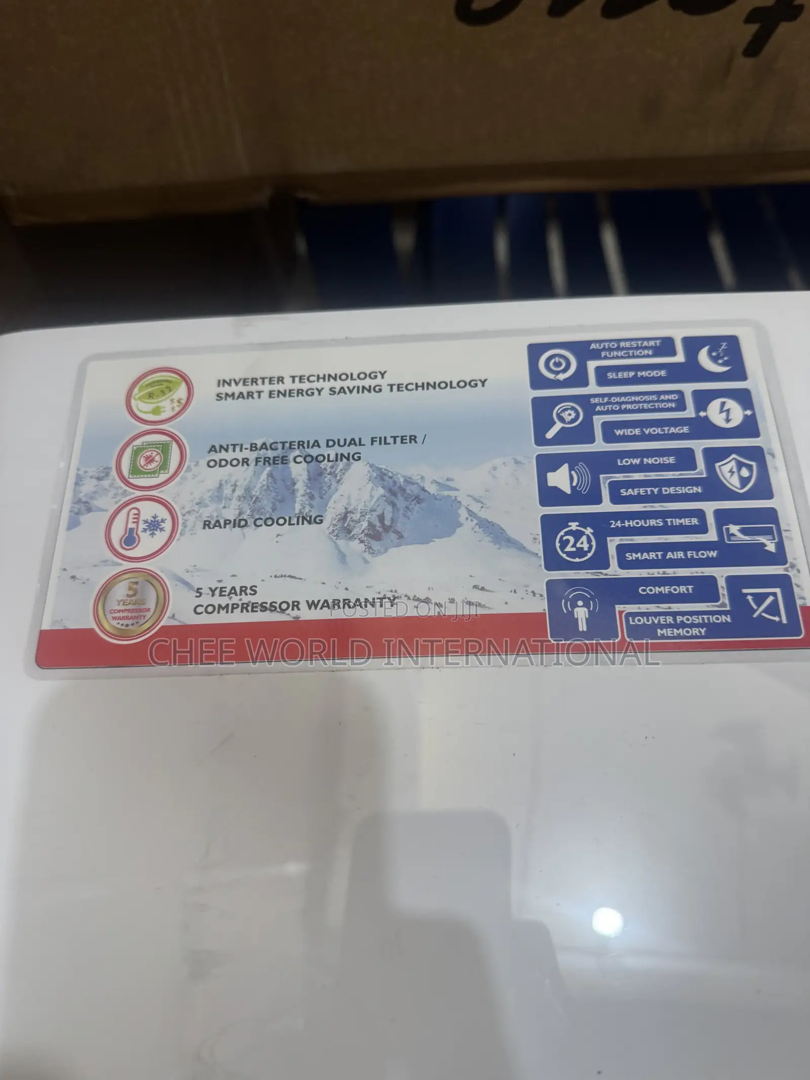 Binatone 1.5HP Inverter Split Air Condition With 5Years Comp Warranty