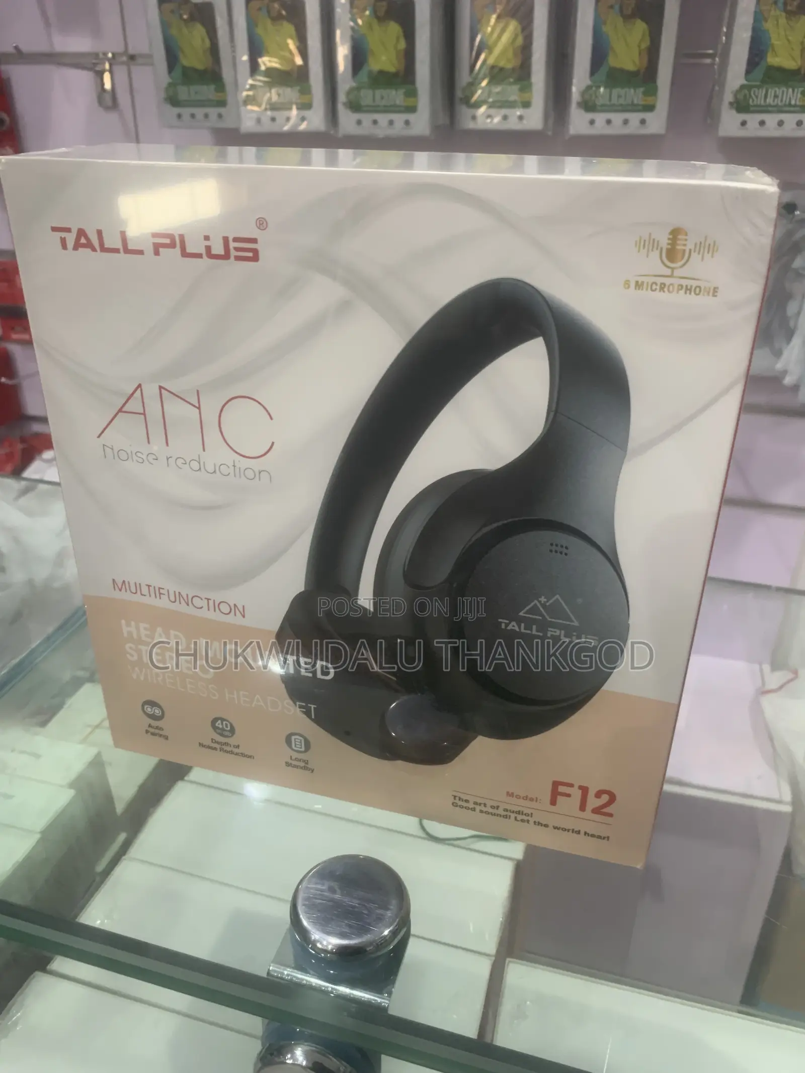 Tallplus F12 Headphone Active Noise Cancellation