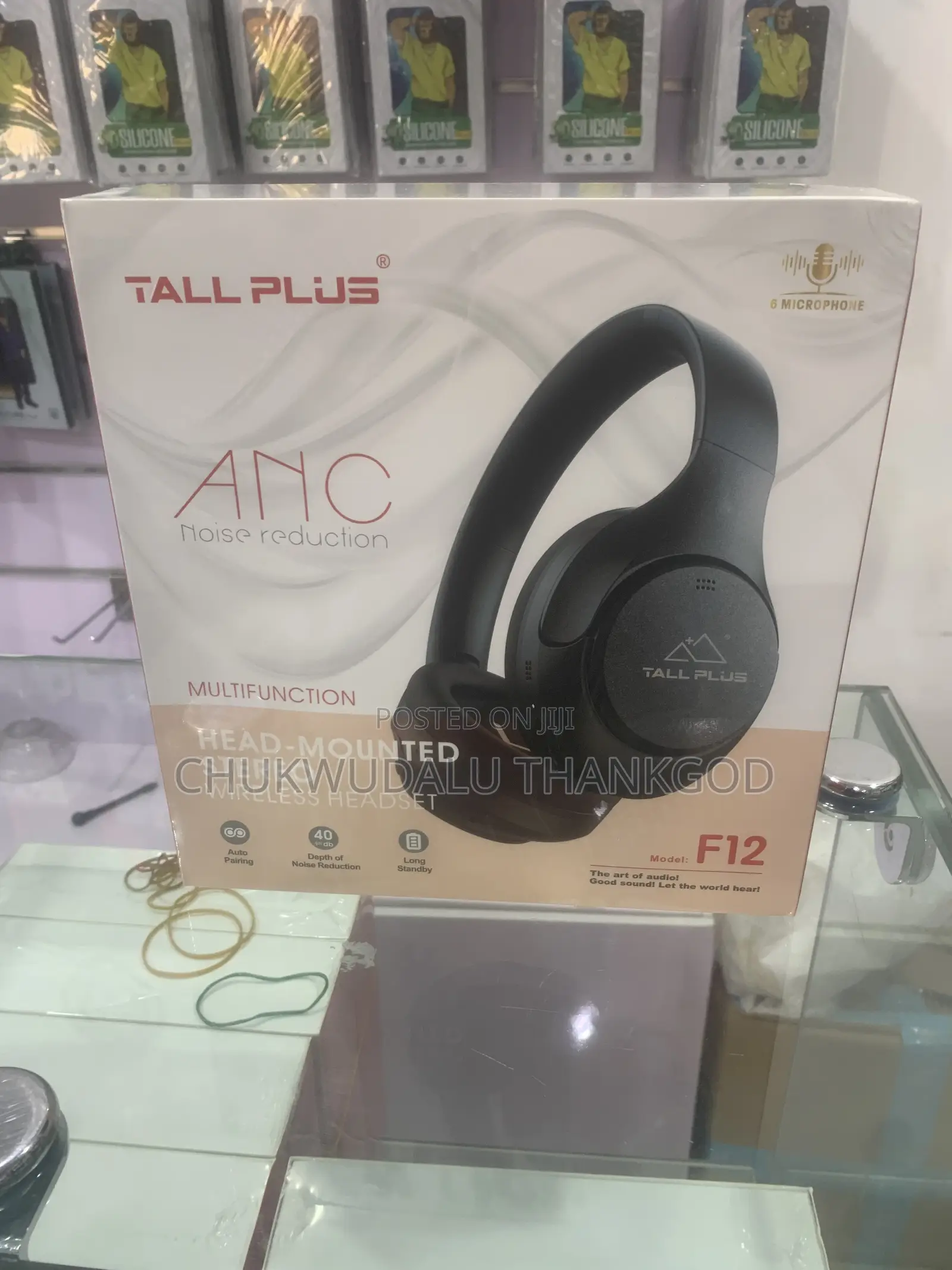 Tallplus F12 Headphone Active Noise Cancellation