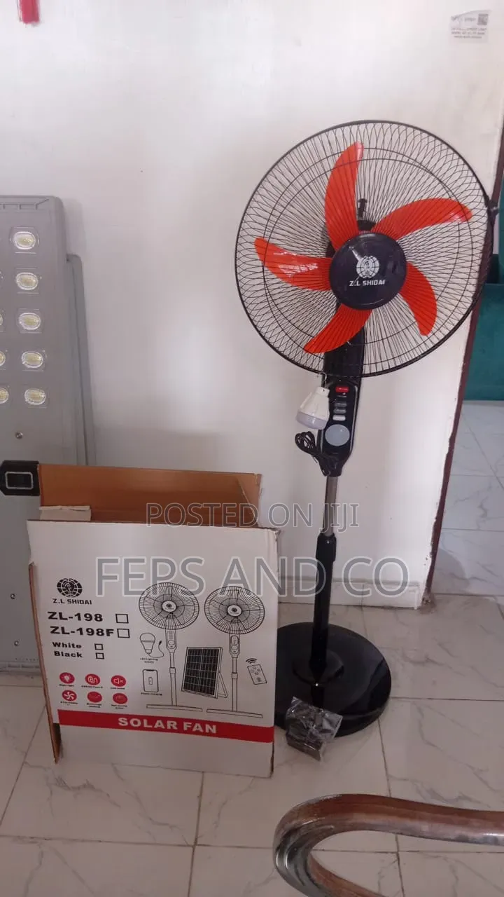Solar Standing Fan