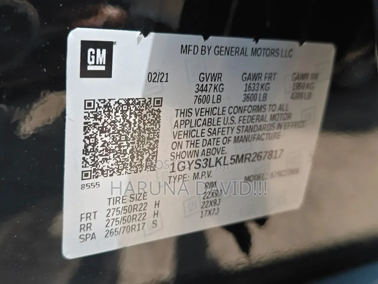 Cadillac Escalade 2021 Black