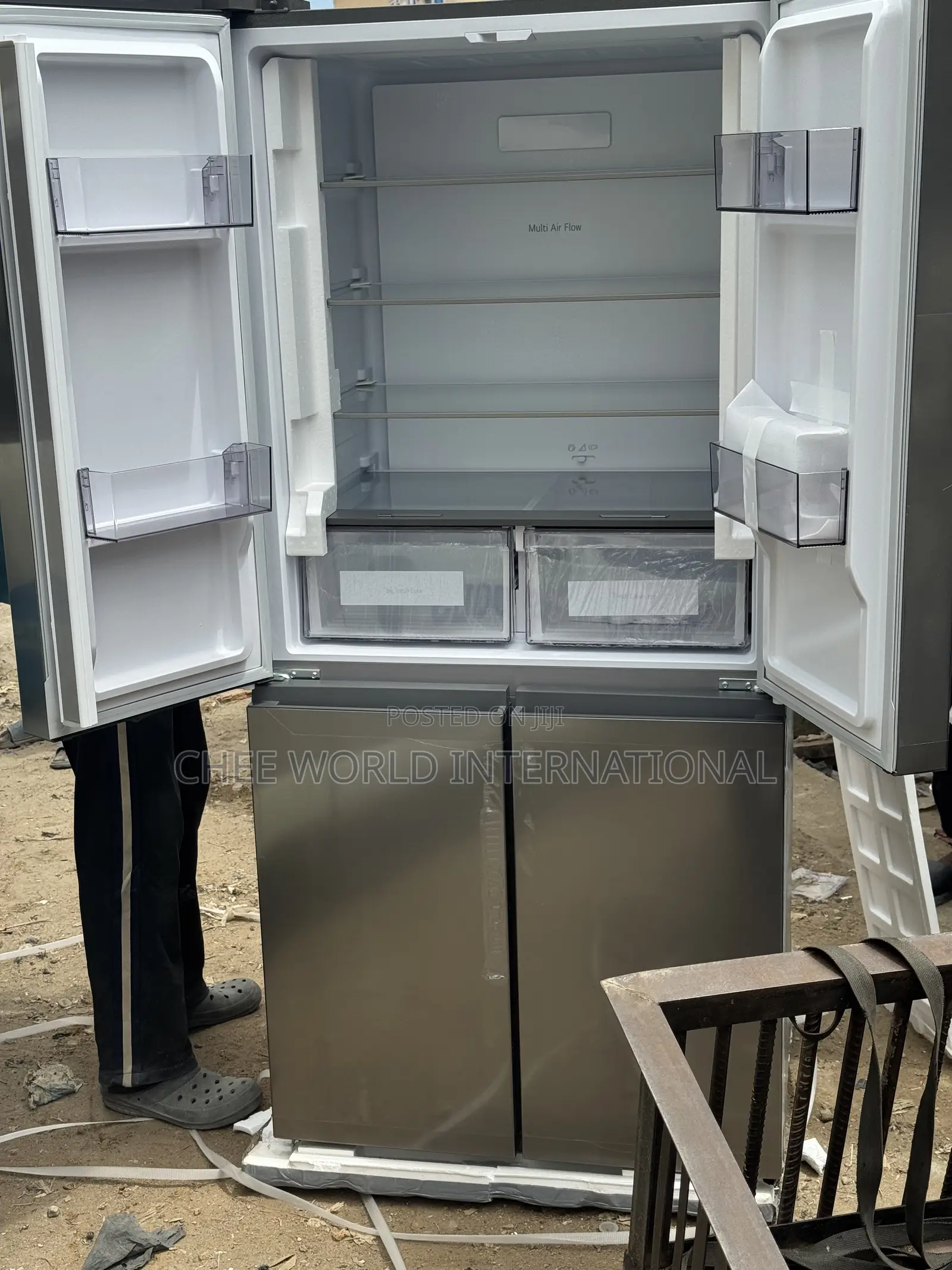 Original LG 4-Door French Door Refrigerator – Silver / Stainless Steel