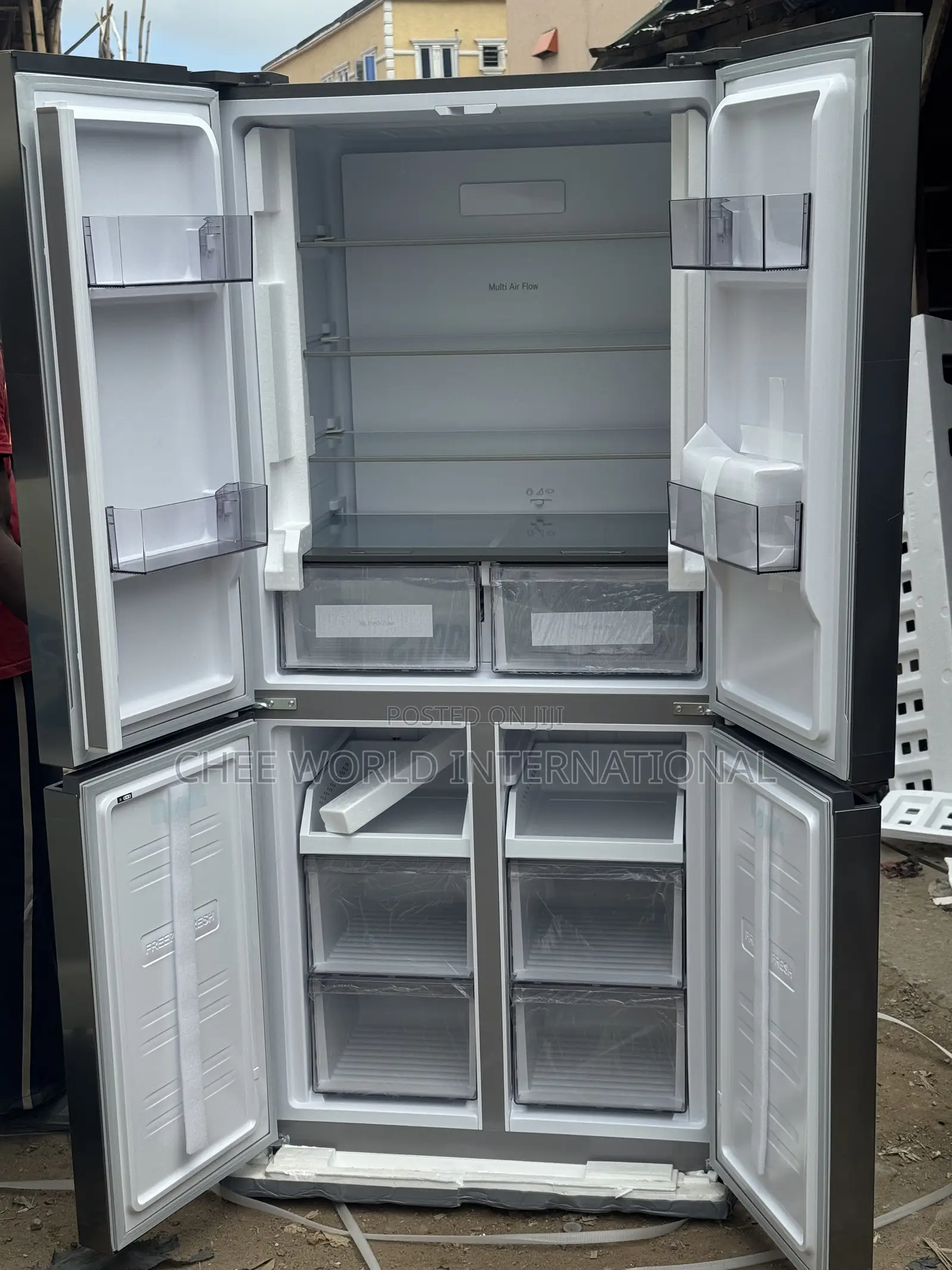 Original LG 4-Door French Door Refrigerator – Silver / Stainless Steel