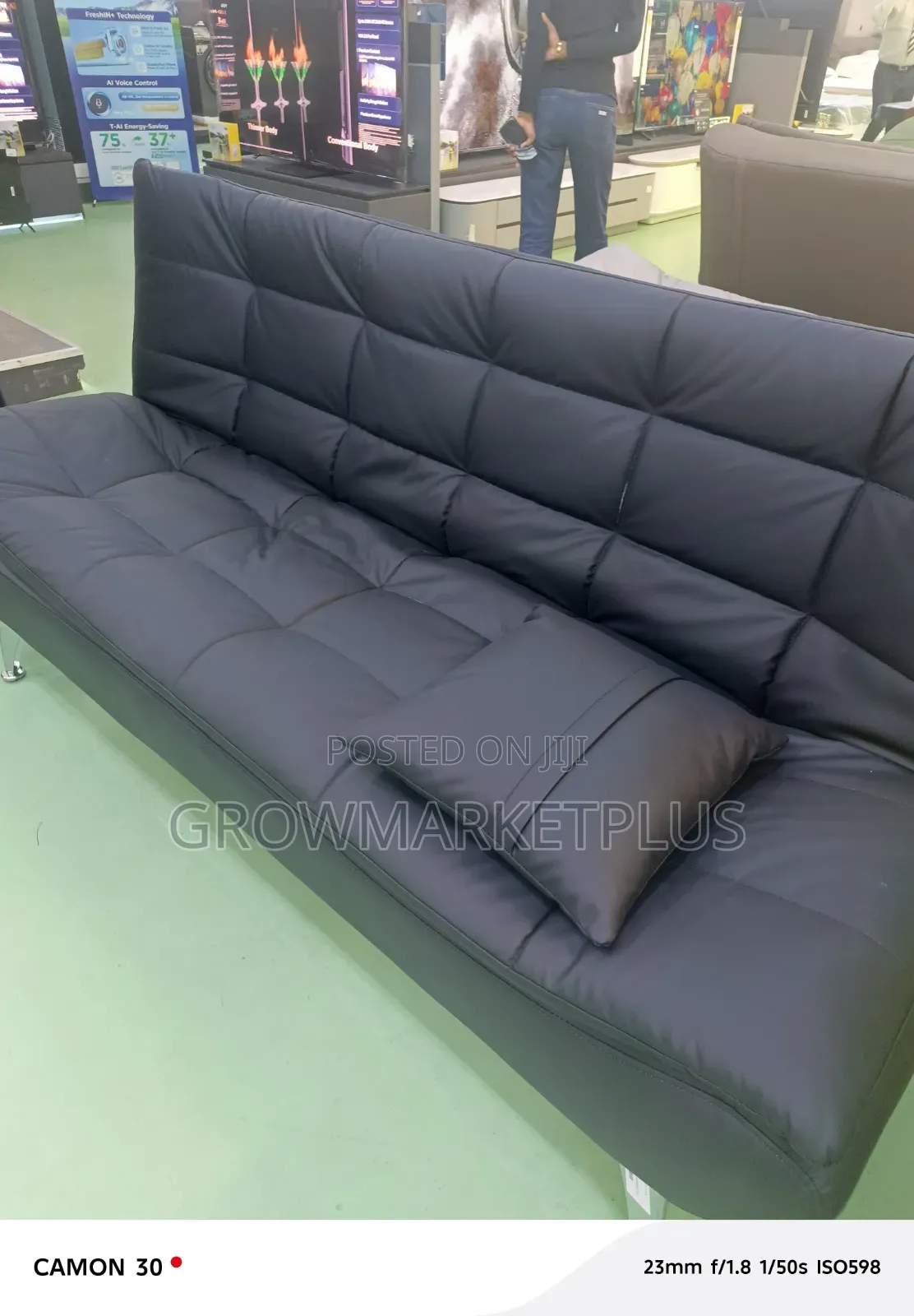 3-Seater Recliner Sofa That Converts to a Bed- Modern Comfortable