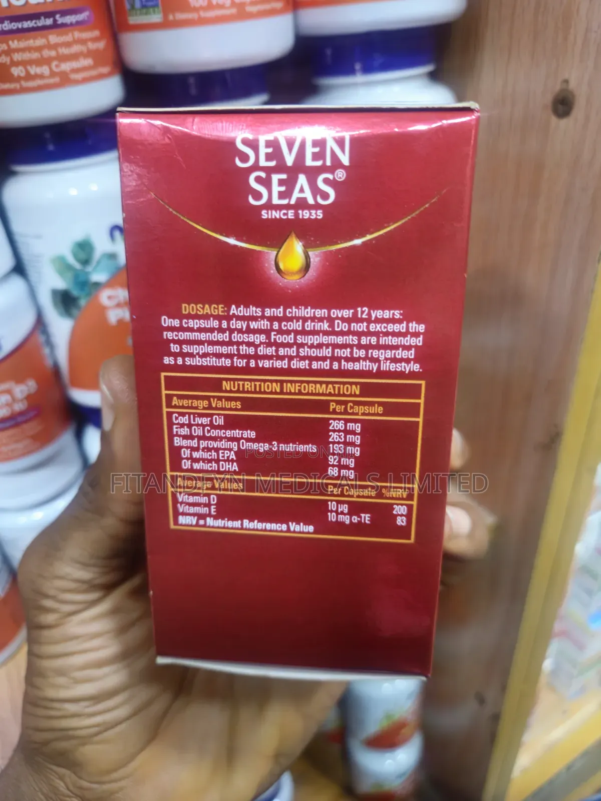 Seven Sea Cod Olive Oil