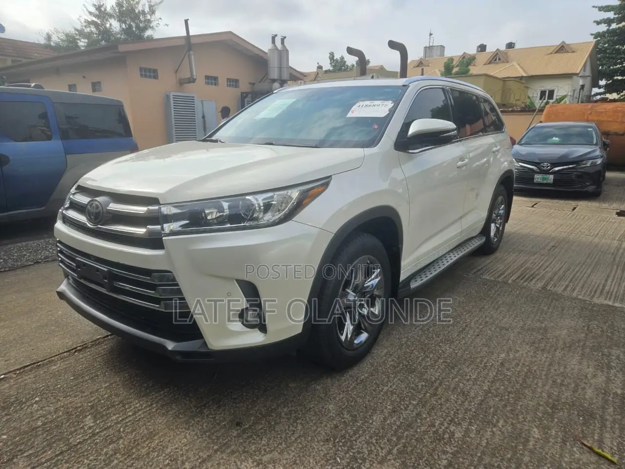 Toyota Highlander Limited Platinum 2019 White