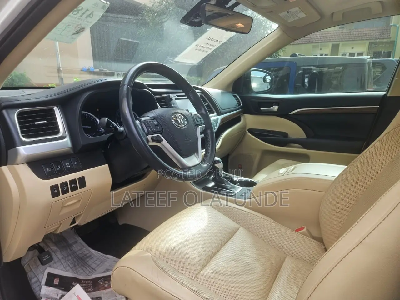 Toyota Highlander Limited Platinum 2019 White