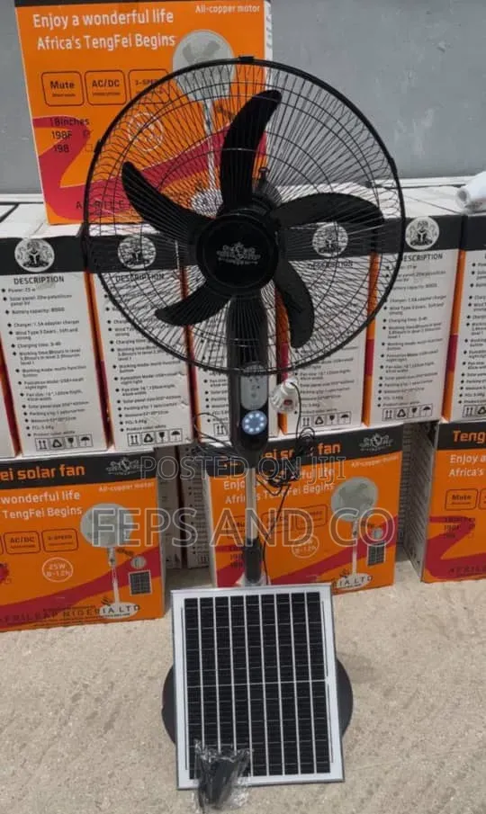 Solar Standing Fan