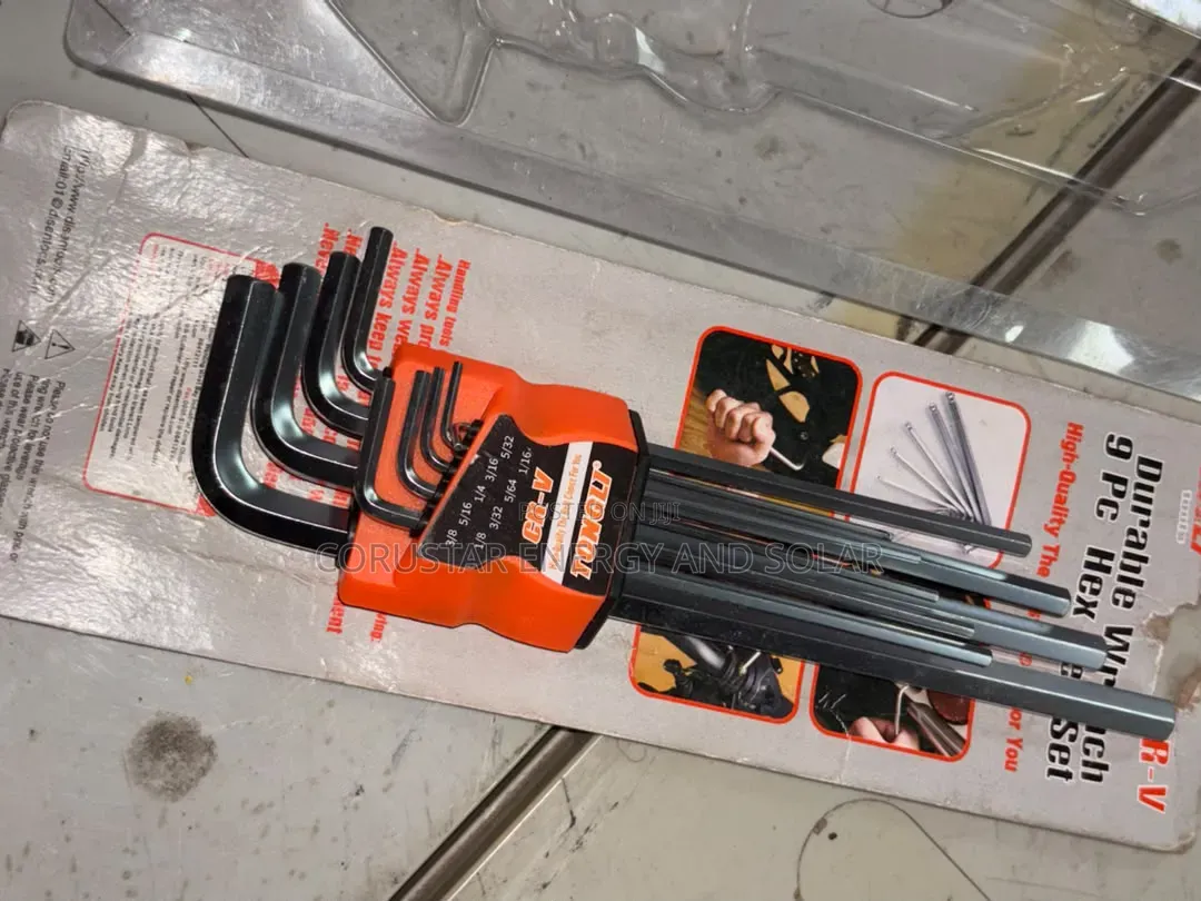 9pcs of Flat Allen Key Sets.