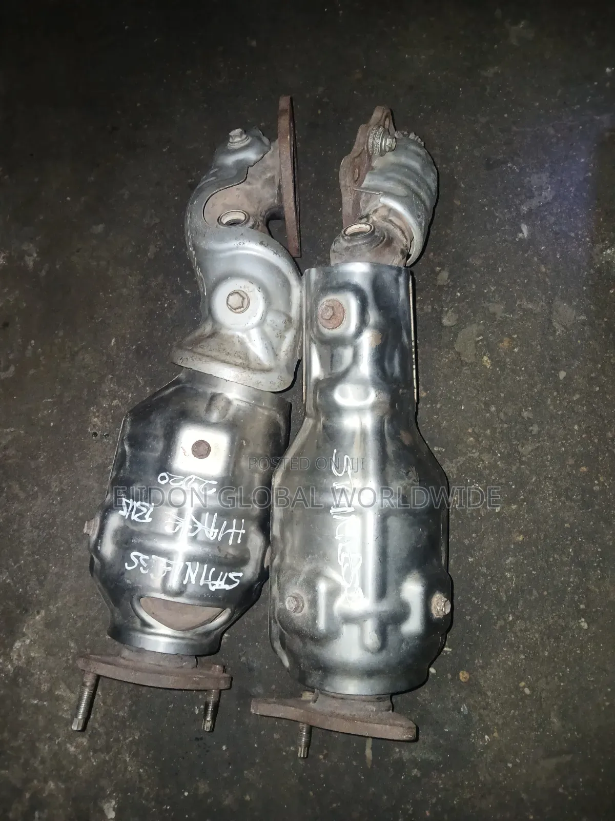 7GR Engine Exhaust Manifold Catalyst Toyota Hiace Bus Covid19 2021 023