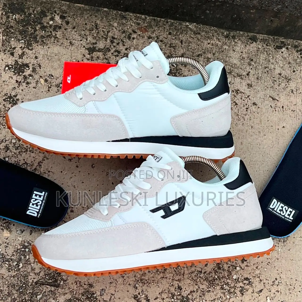 Original Diesel Sp Low-White Sneakers