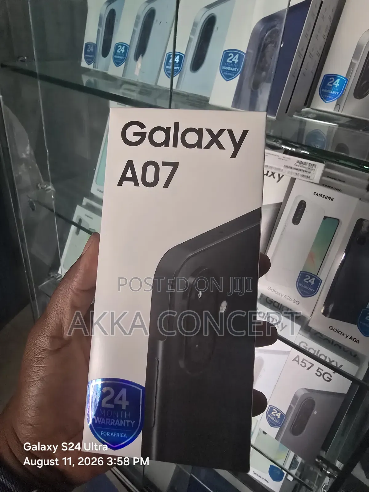 New Samsung Galaxy A07 4G 64 GB Black
