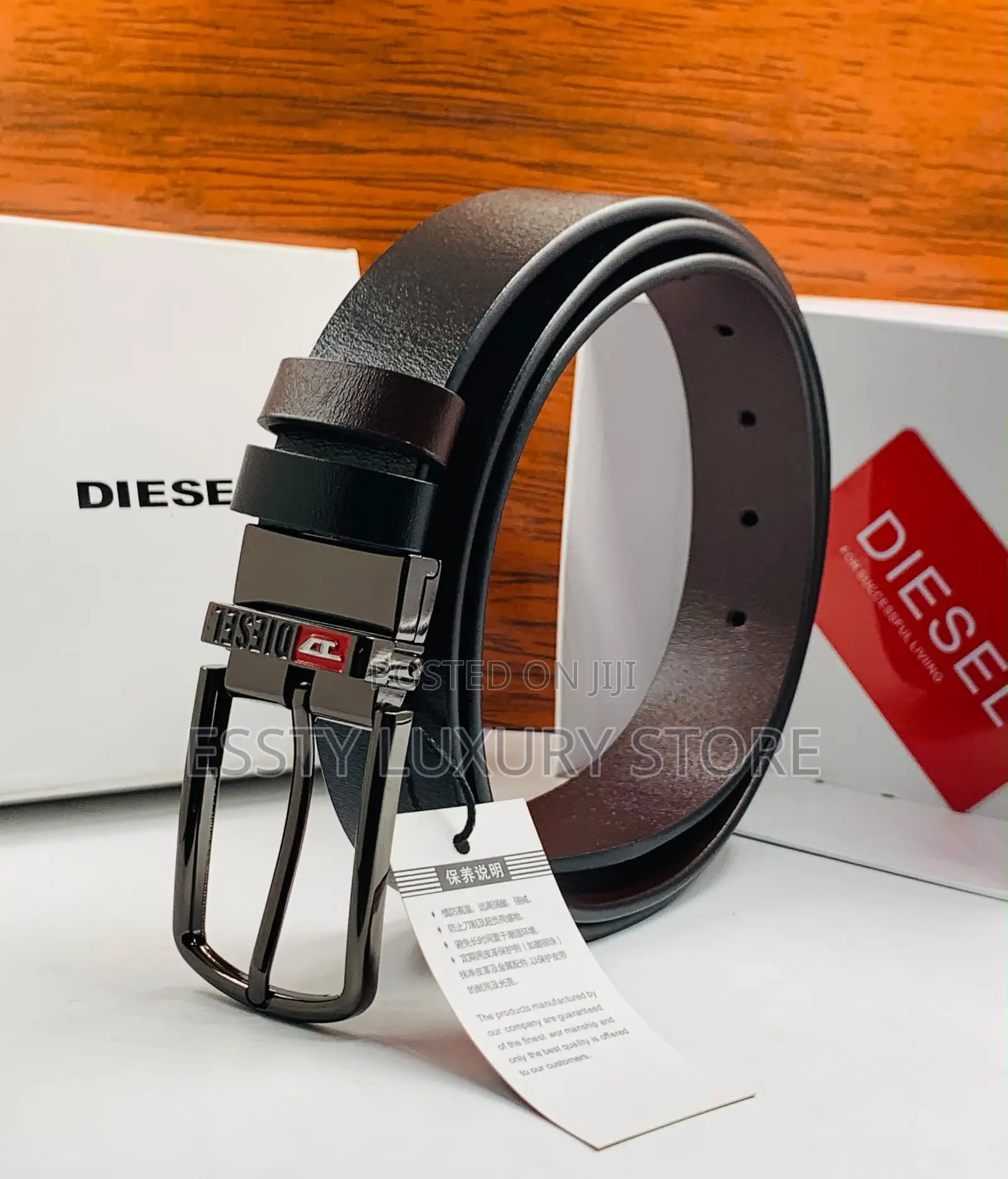 High Quality Luxury Two Side Leather Belt