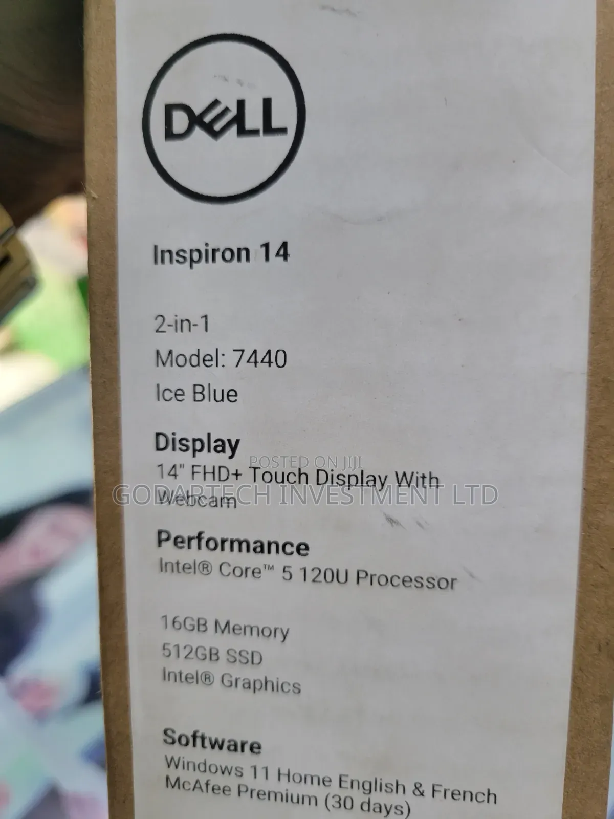 New Laptop Dell Inspiron 14 16GB Intel Core i5 SSD 512GB