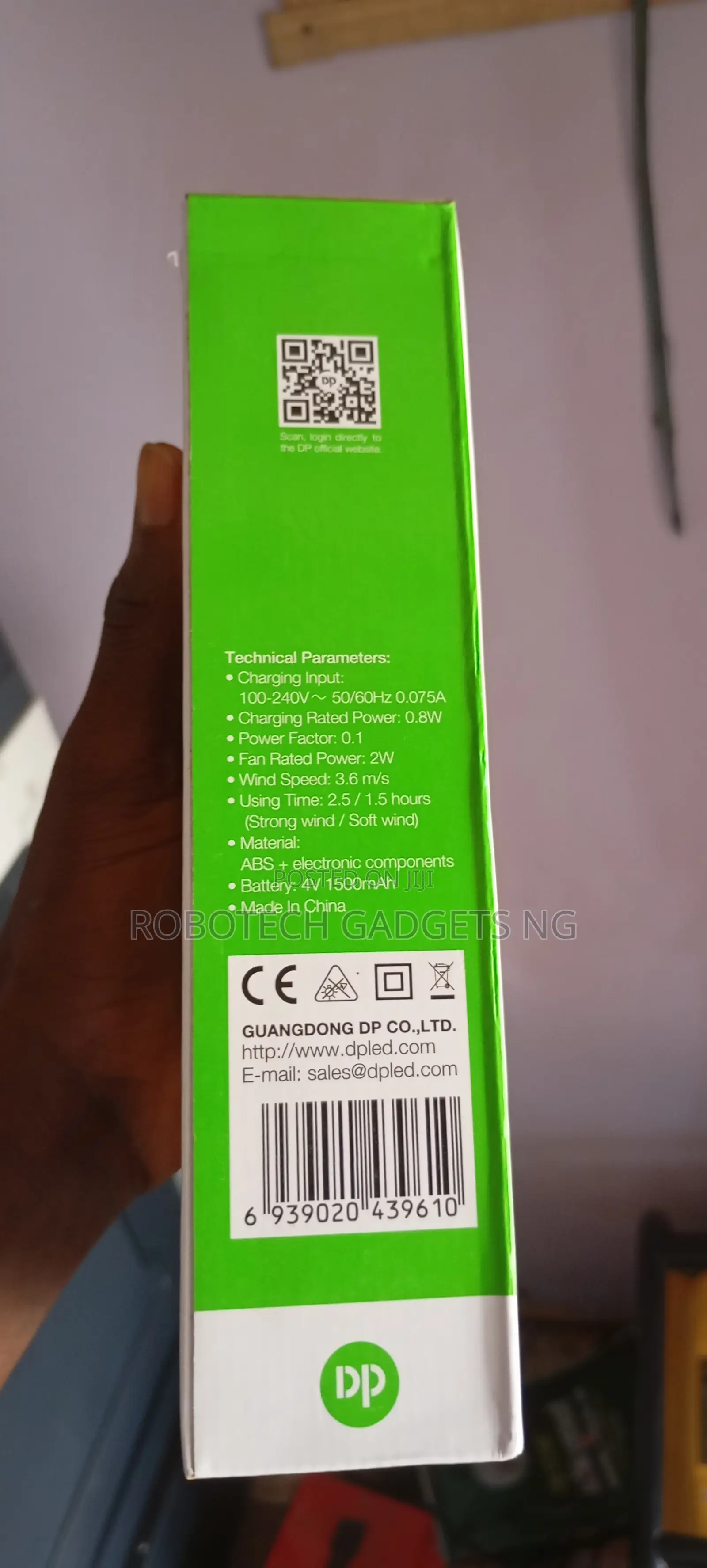 DP Portable Handheld Fan