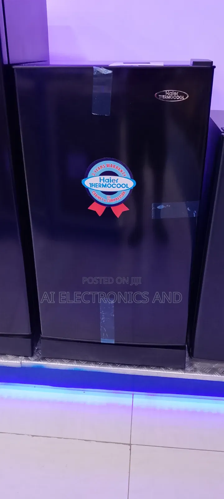 Haier Thermocool Latest Single Door Refrigerator Model 179BA Black