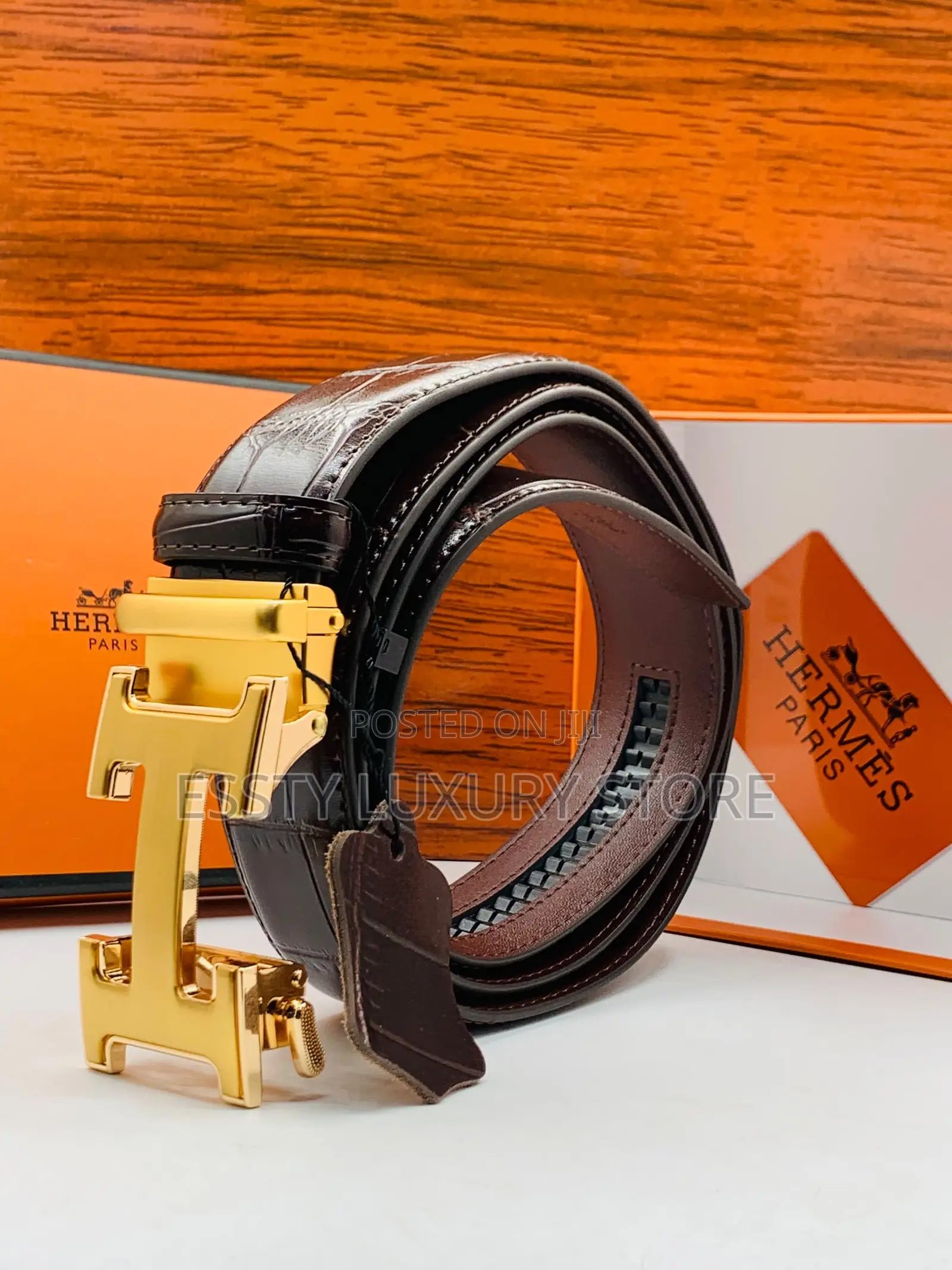 High Quality Luxury Hermes Leather Belt