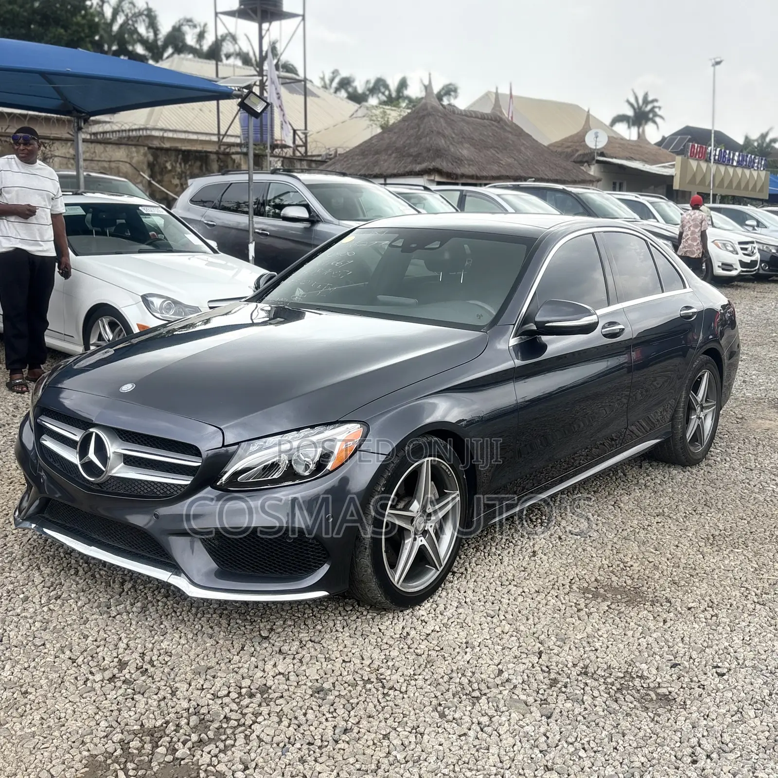 Mercedes-Benz C400 4Matic AWD Sedan (3.0L V6 7A) 2015 Gray