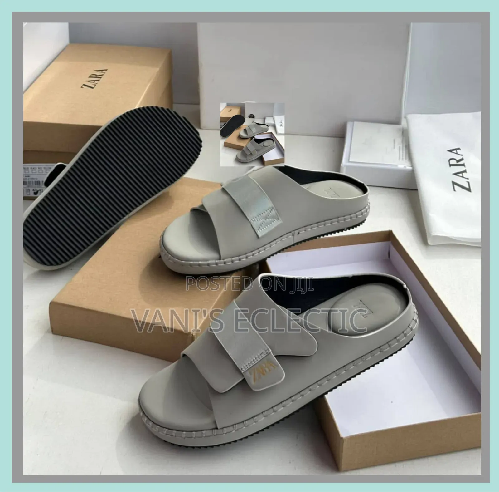 Zara Cross Straps Slides (Slippers)