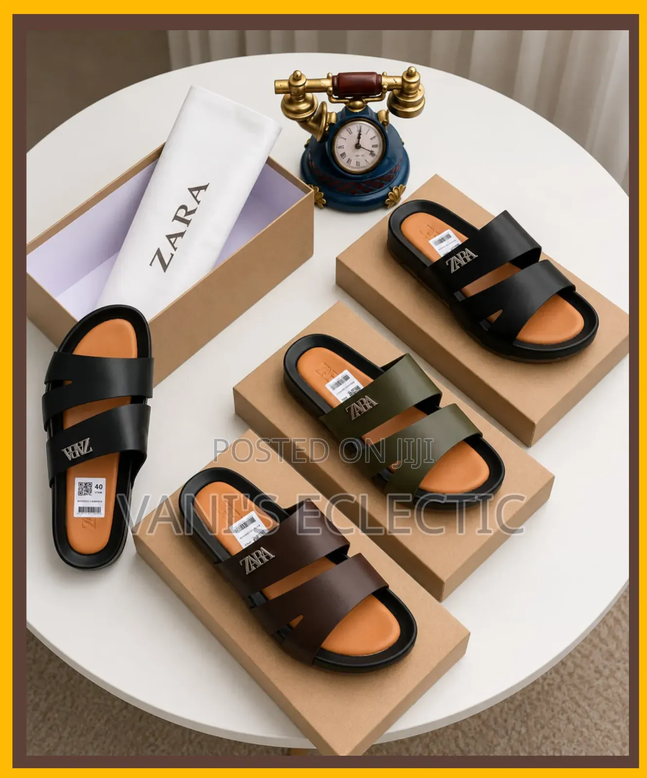 Zara Cross Straps Slides (Slippers)